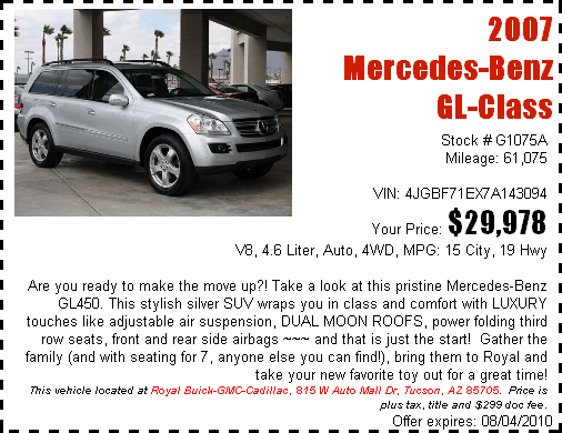 2007 Mercedes-Benz GL-Class